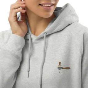 Siebträger & Tamper | Bestickter Bio Baumwoll Frauen Hoodie