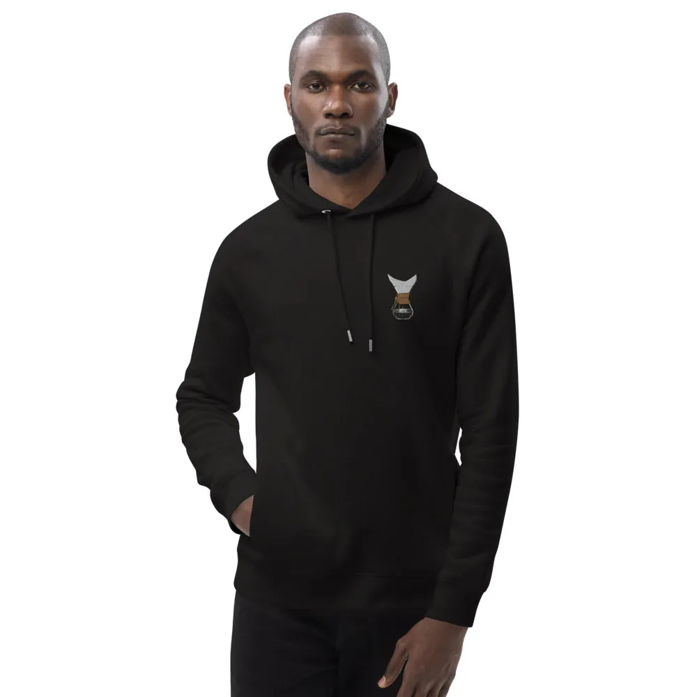 Sophisticated Filter | Bestickter Bio Baumwoll Männer Hoodie