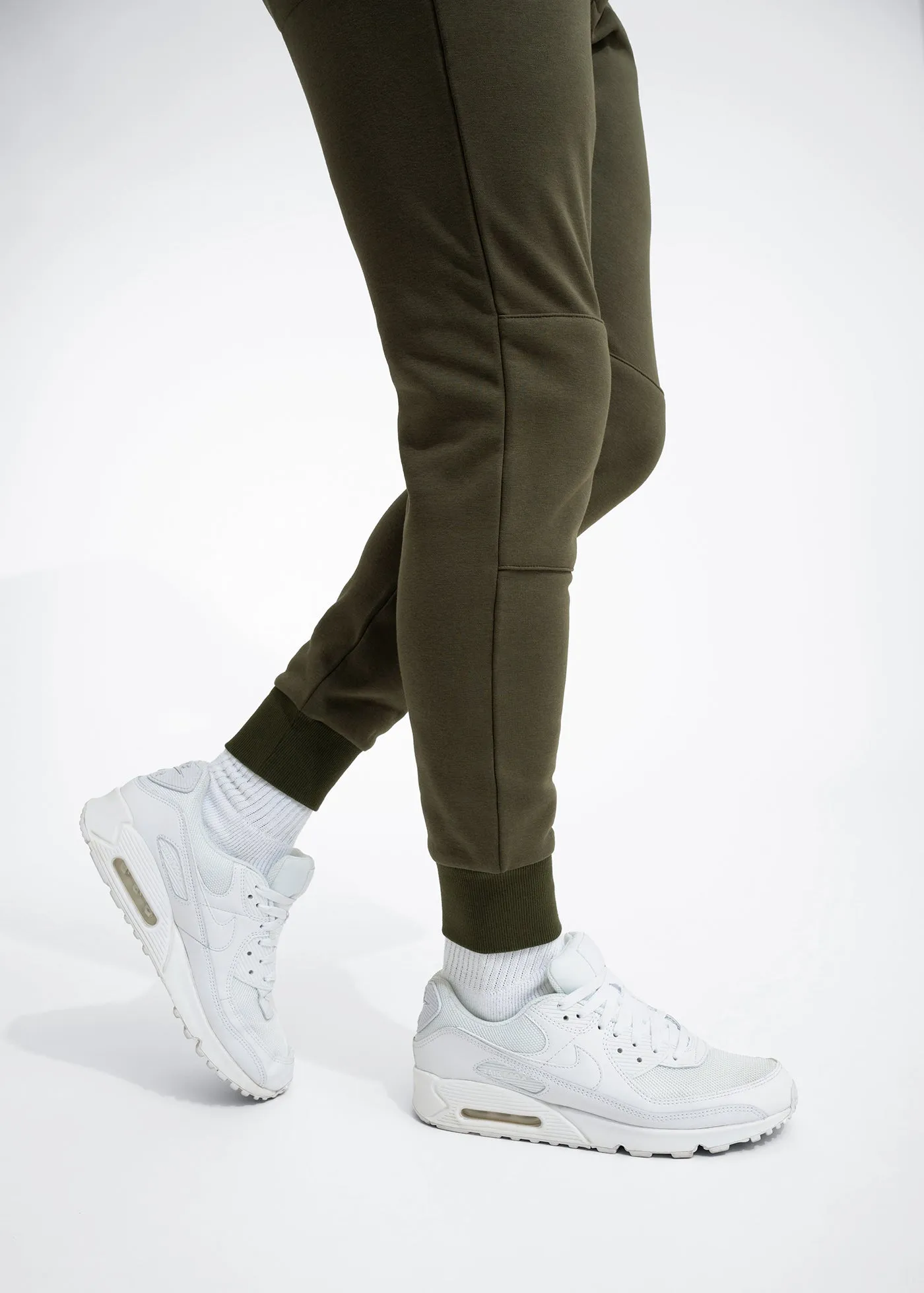 Stretch Fleece Jogger | Army Green