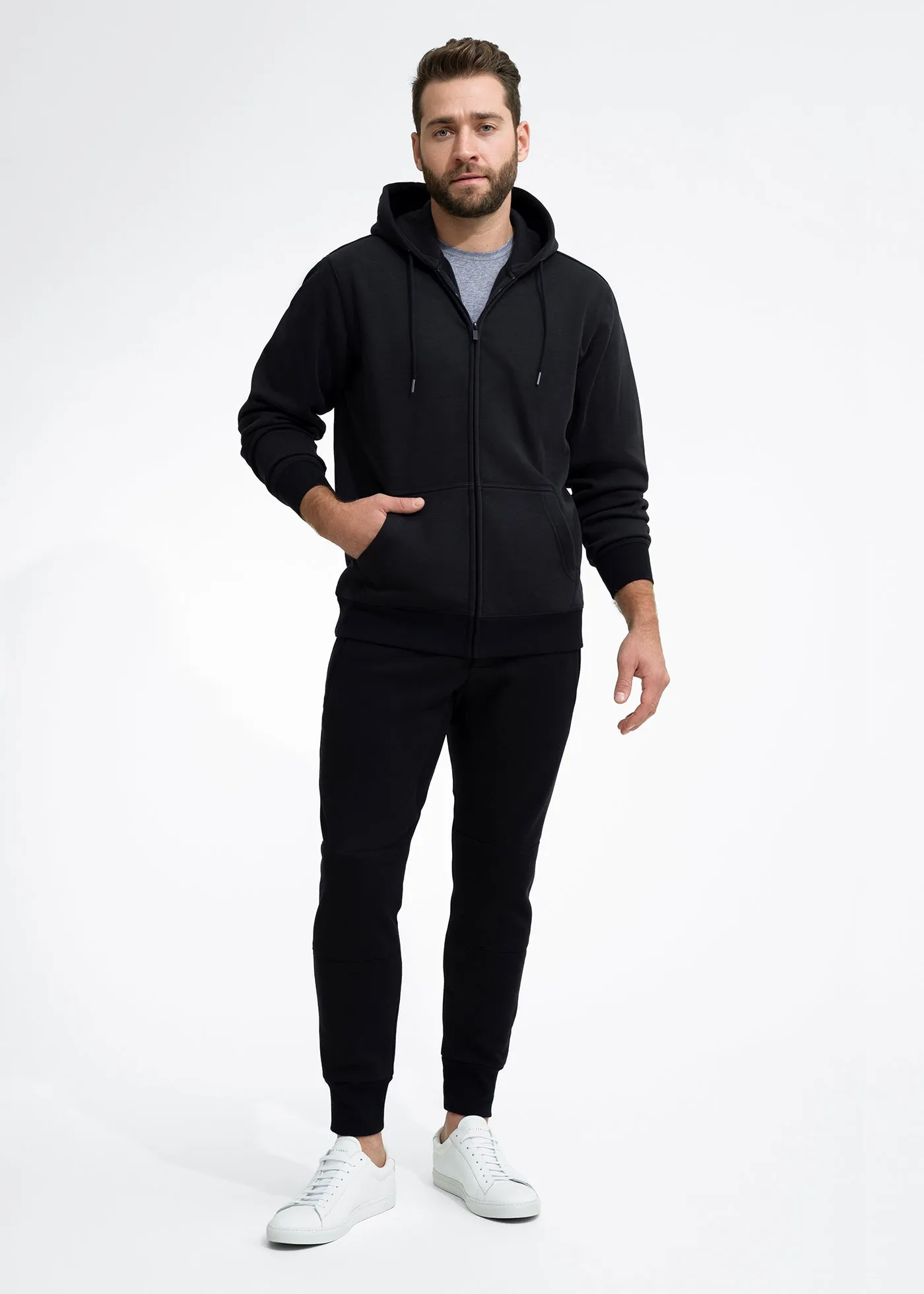 Stretch Fleece Jogger | Black