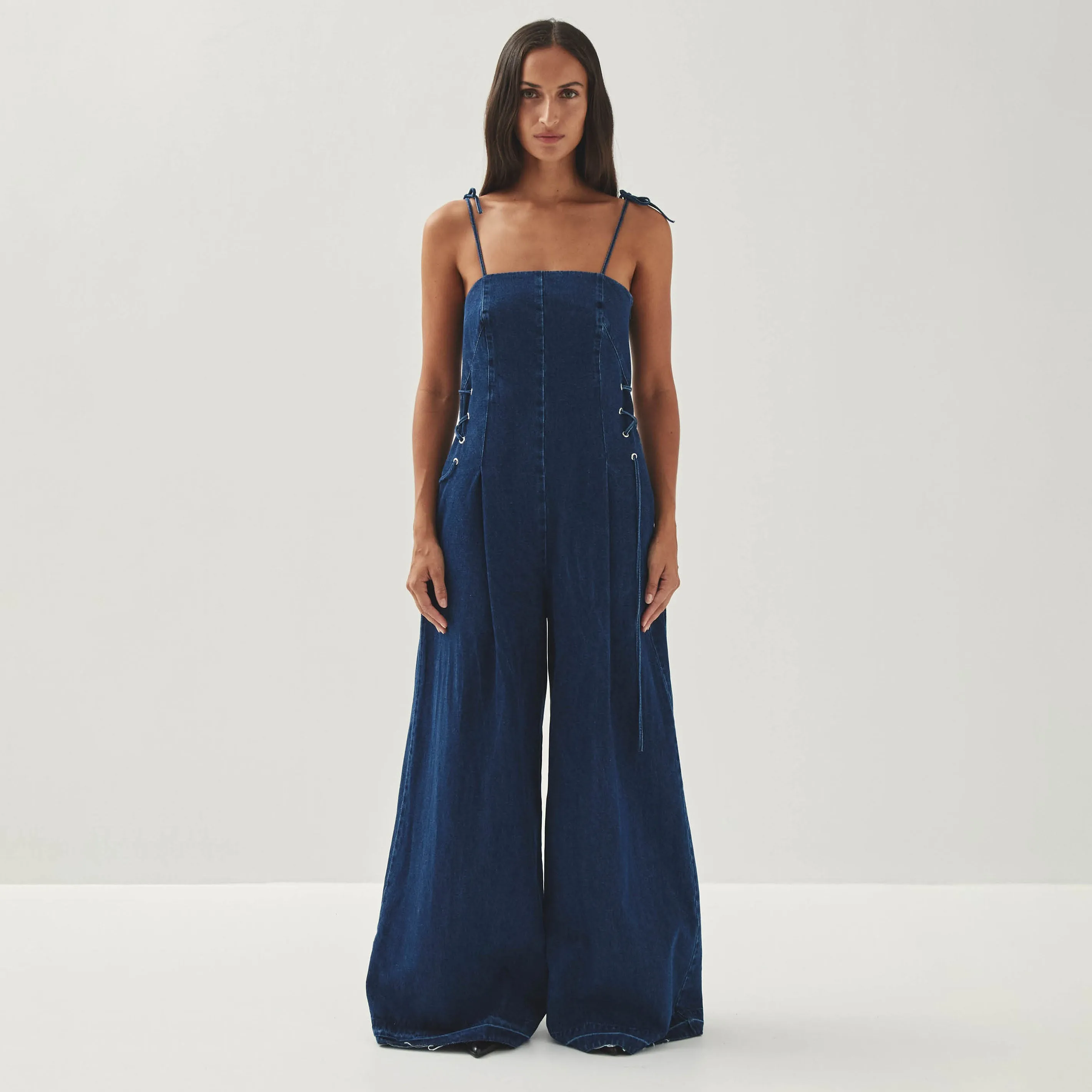 Tania Blue Denim Jumpsuit