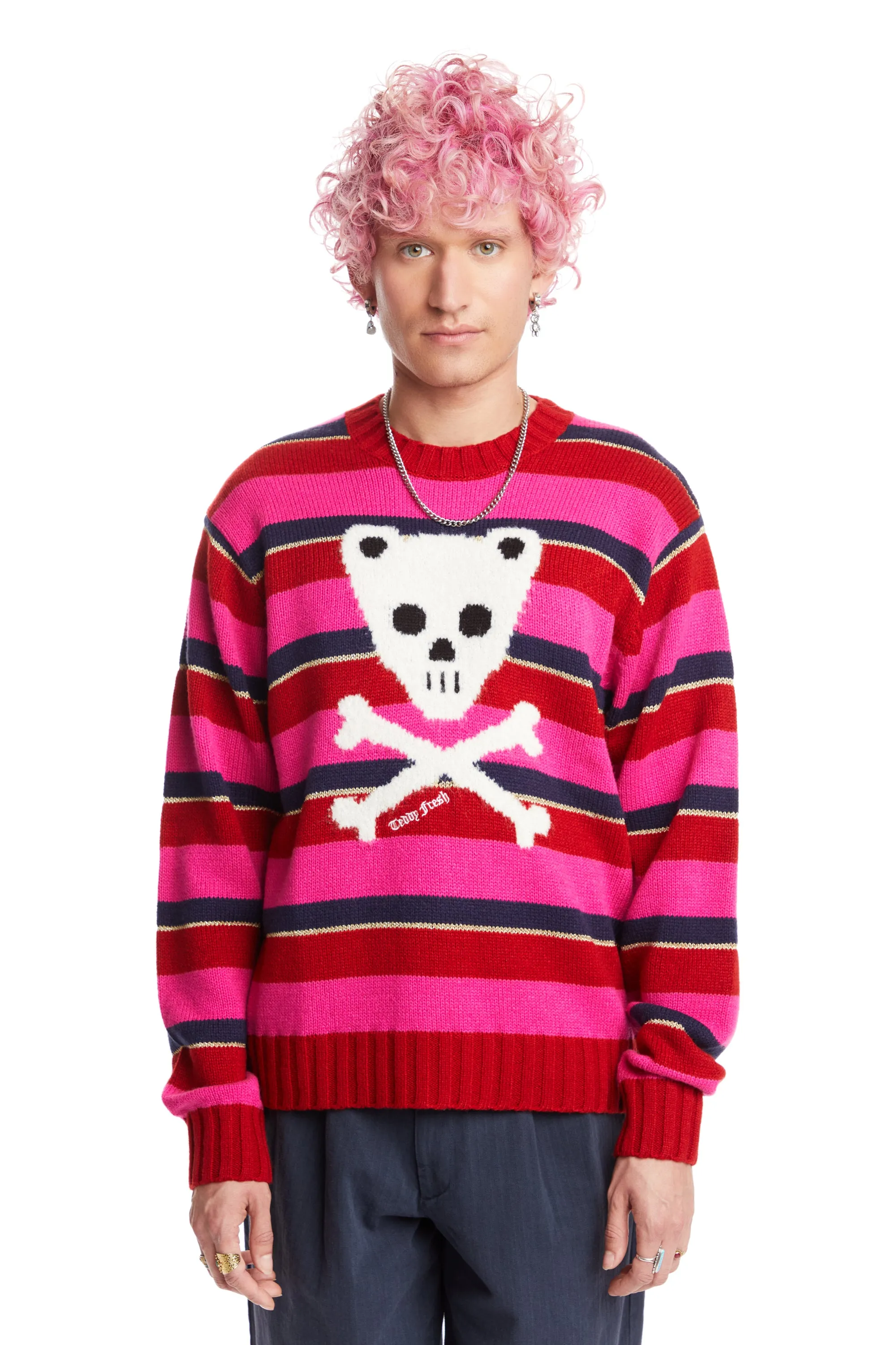 Teddy Skull And Crossbones Sweater