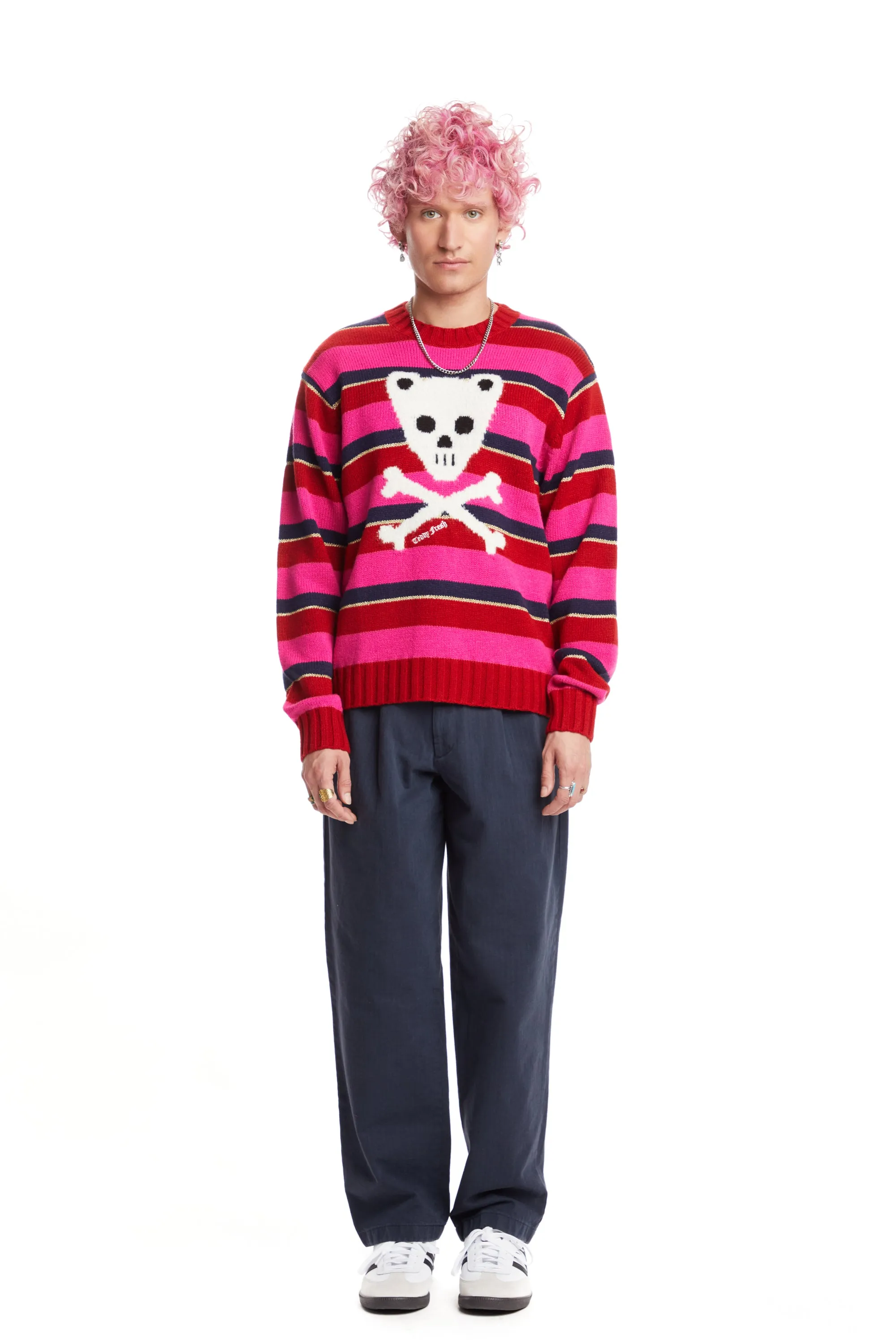 Teddy Skull And Crossbones Sweater