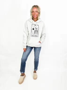 The Coffee Tarot Card Hoodie- HTHR OATMEAL