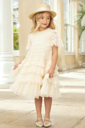 Valentine Ruffle Kids Dress