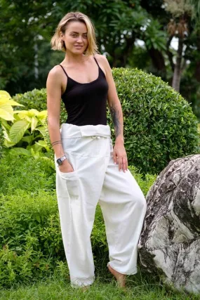 White Fisherman Pants