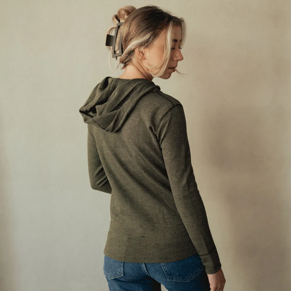 Women's Polaris Hooded Henley