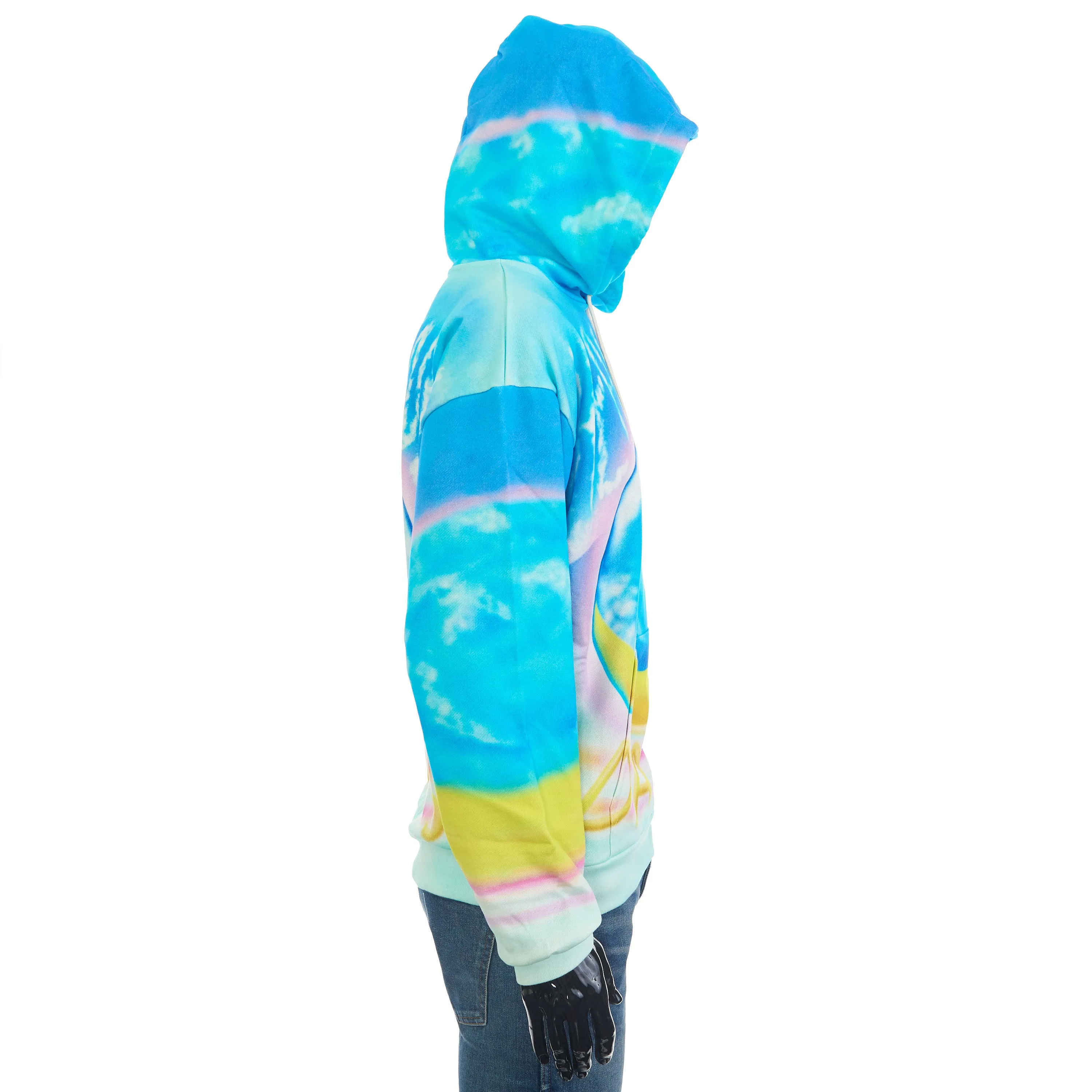 x MARCELO LAVIN “HEAVENLY DAYS” Print Hoodie In Multicolour Cotton Fleece